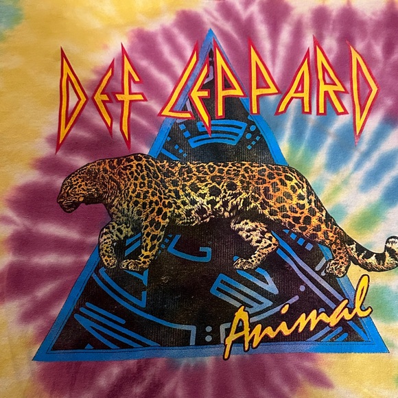 Def Leppard Other - Def Leppard Tie-Dye T-Shirt